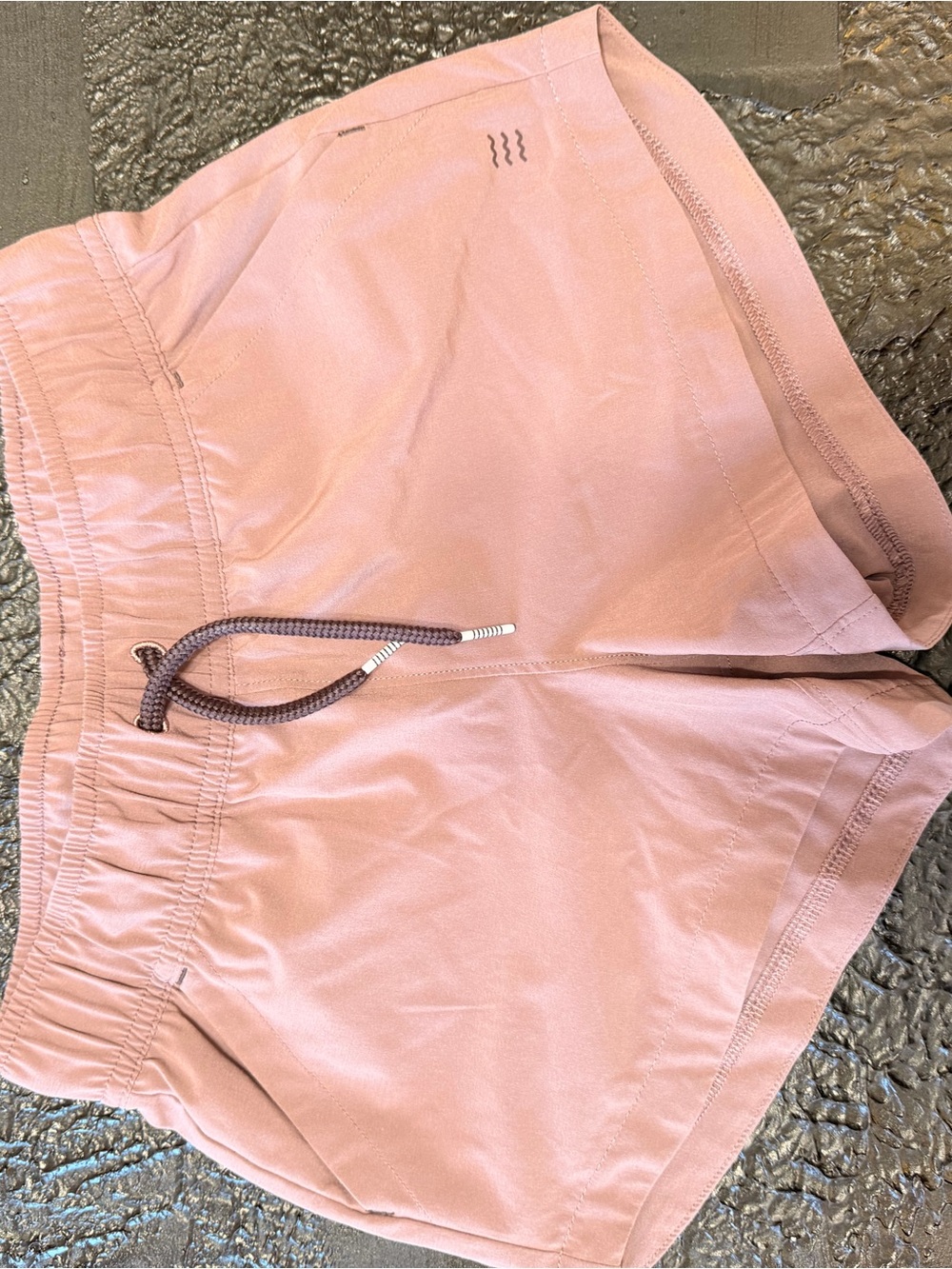 Kid's Pink Elastic-Waist Active Shorts